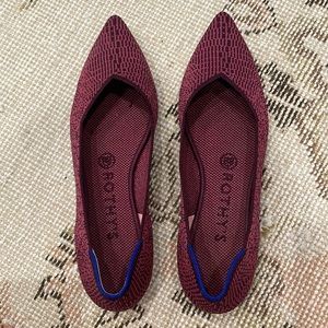 Rothy’s The Point in Fig Python | Women’s size 7.5